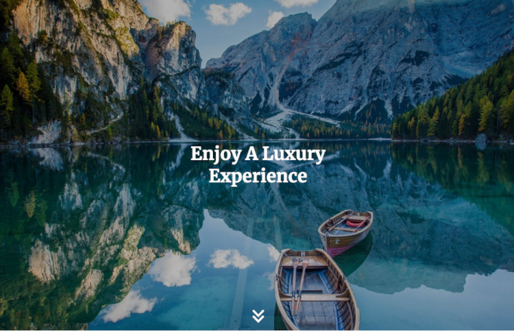 Bild einer Hotel-Website